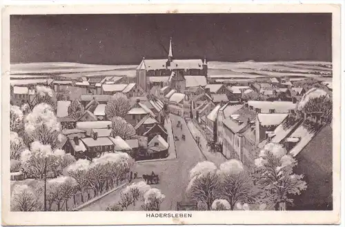DK 6100 HADERSLEV / HADERSLEBEN im Schnee, 1913