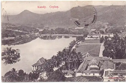 SRI LANKA / CEYLON - KANDY, Panorama, 1910, Brfrm. fehlt