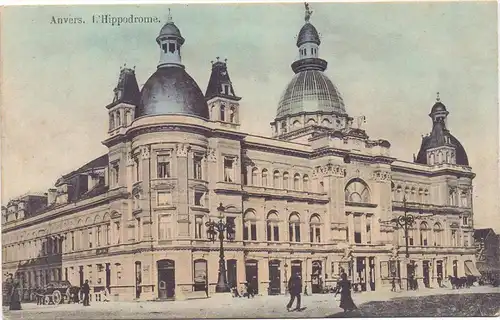 B 2000 ANTWERPEN, l'Hippodrome, 1914