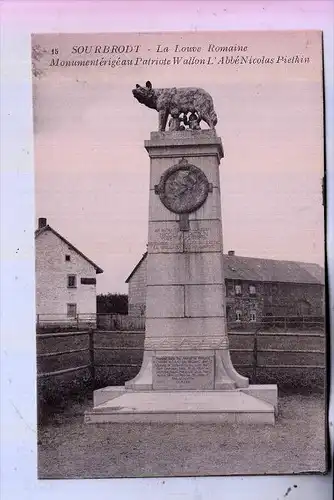 B 4950 WEISMES - SOURBRODT, Wall. patriot. Denkmal, 1933