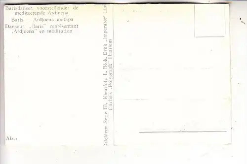 INDONESIA / INDONESIEN, Barisdanser, de mediteerende Ardjoenea