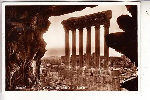 SYRIA / SYRIEN - BAALBECK, Temple de Jupiter