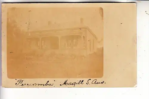 AUSTRALIA / AUSTRALIEN, ADELAIDE - S.A., MAGILL, Perrcomba, Photo-postcard, 1908