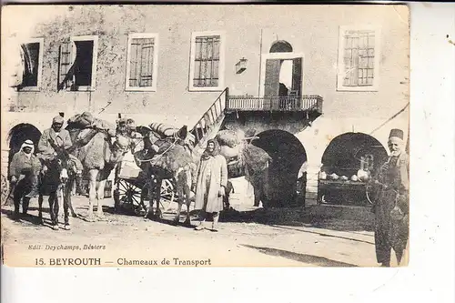 LIBANON - BEYROUTH, Chameux de Transport