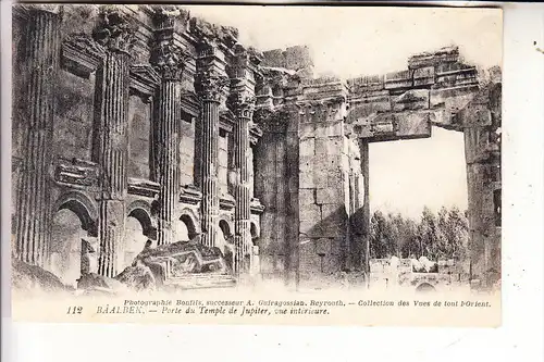 LIBANON - BAALBEK, Temple de Jupiter