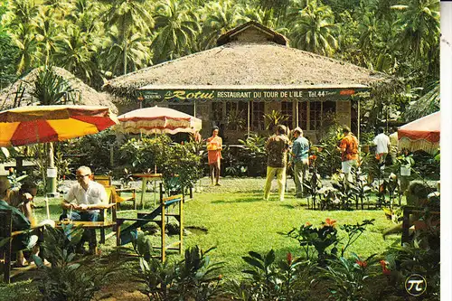 TAHITI - FAAONE, Restaurant "Le Rotiui"