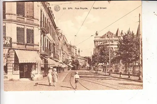 B 4900 SPA, Royal Street, 1923