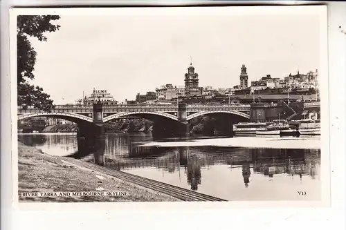 AUSTRALIA / AUSTRALIEN, MELBOURNE, River Yarra, Ships