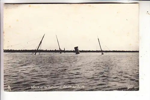 IRAK / IRAQ - SHATT EL ARAB, Ship wreck "EKBATANA"