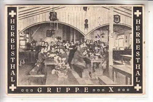 B 4710 LONTZEN - HERBESTHAL, Gruppe X, 1916, deutsche Feldpost