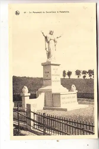 B 4950 WEISMES - ROBERTVILLE, Denkmal zum Heiligen Herzen