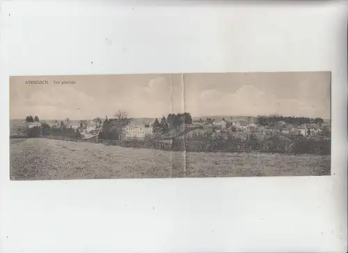 B 4950 WEISMES - STEINBACH, 2-teilige Panorama-Karte, 1923