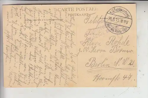 B 2910 ESSEN, Het Kasteel, 1915, deutsche Feldpost