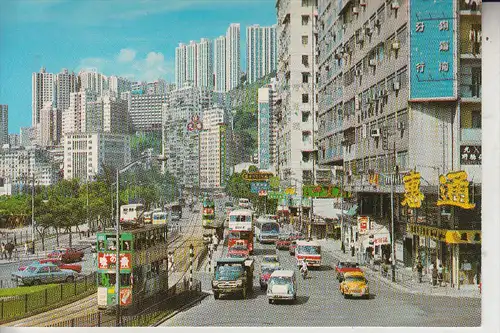 CHINA - HONGKONG, Causeway Road, Strassenbahn - Tram