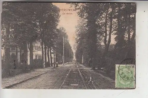 B 7600 PERUWELZ, La dreve, 1911