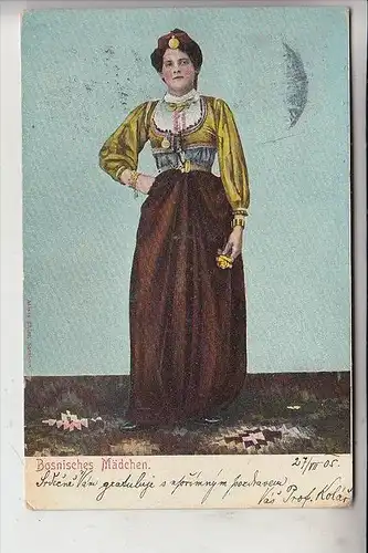 BOSNIEN - HERZEGOWINA, Bosnisches Mädchen, 1905