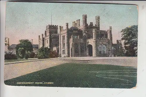 AUS - SYDNEY - Government House, 1910