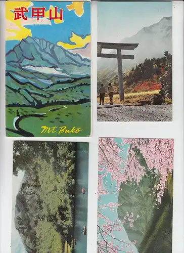 JAPAN - MT. BUKO, 3 AK aus Mappe