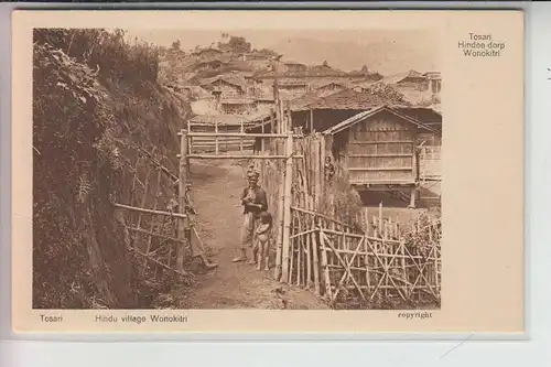 INDONESIEN - TOSARI - Hindoe dorp Wonokitri / Hindu village