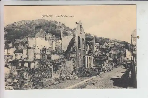 B 5500 DINANT, Zerstörungen 1. Weltkrieg - Rue St. Jacques