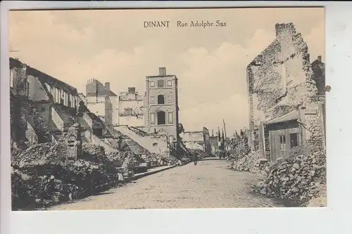 B 5500 DINANT, Zerstörungen 1. Weltkrieg - Rue Adolphe Sax