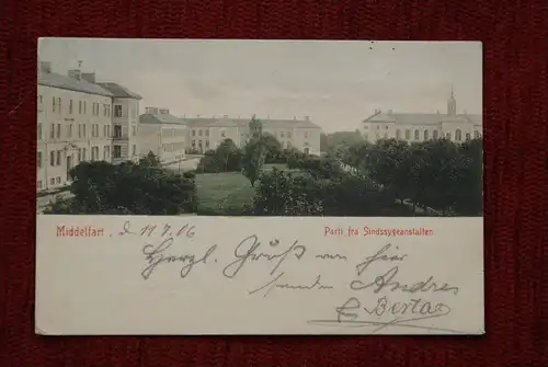 DK 5500 MIDDELFART, Parti fra Sindssygeanstalten