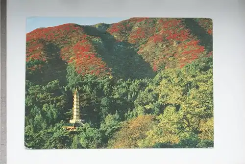 CHINA, BEIJING glassed tower Fragant Hills