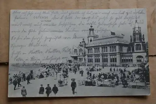 B 8400 OOSTENDE, Kursaal, 1915, deutsche Feldpost