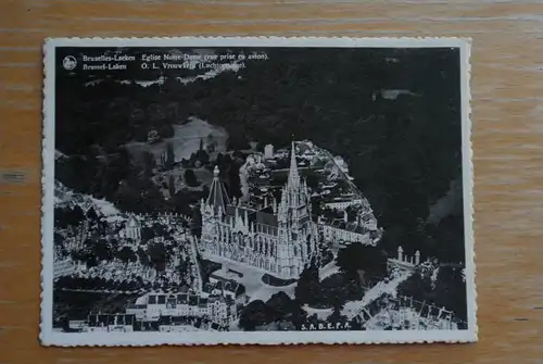 B 1020 BRUSSEL - LAKEN / LAEKEN, O.L.Vrouwkerk, Luchtopname