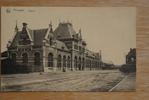 B 7600 PERUWELZ, La Gare, Station, Bahnhof