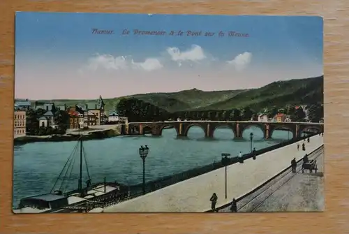 B 5000 NAMUR, Le Promenade & le Pont sur la Meuse