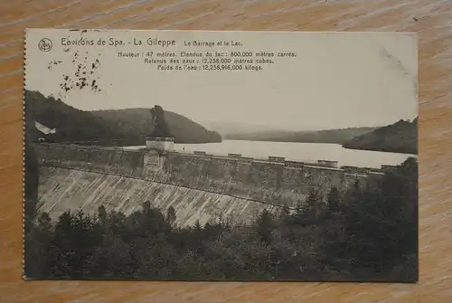 B 4700 EUPEN, Gileppe Talsperre