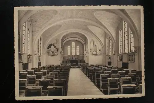 B 1700 DILBEEK, Regina-Caelilyceum, Kapel binnen - Kink, 1952
