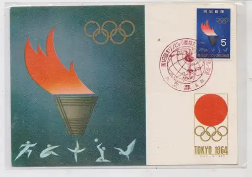 OLYMPIA - 1964 TOKYO, Torch Relay / Fackellauf