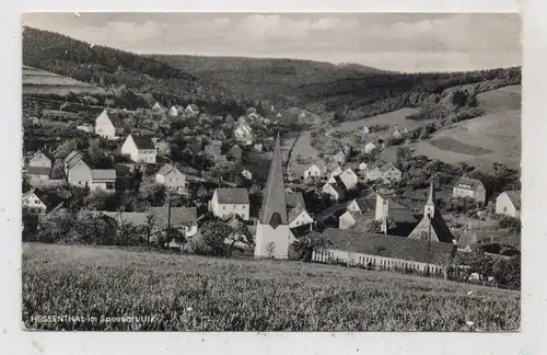 8751 MESPELBRUNN - HESSENTHAL, Blick über den Ort