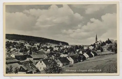 0-8242 ALTENBERG, Blick über den Ort, Verlag Schütze