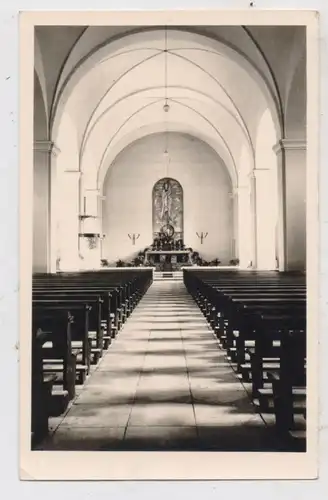 4476 WERLTE, Kirche, Innenansicht, Photo-AK 1955