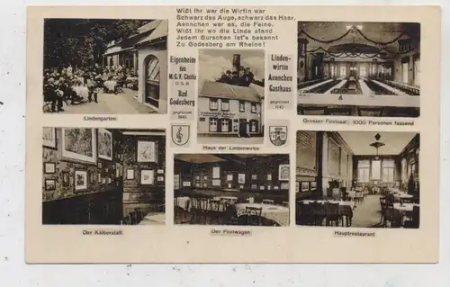 5300 BONN - BAD GODESBERG, Männergesangverein Cäcilia Bad Godesberg, Lindenwirtin