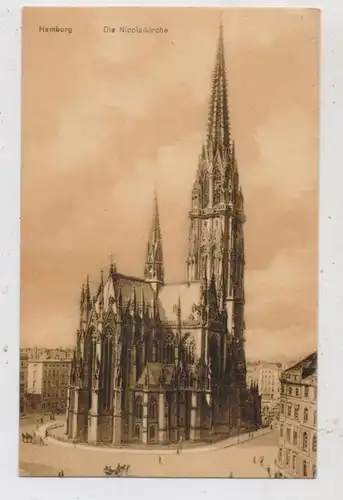 2000 HAMBURG, Nicolaikirche und Umgebung, Knackstedt & Näther