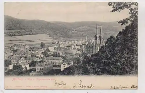 3550 MARBURG, v. Weg zur Augustenruhe aus, 1904, Verlag Schulz