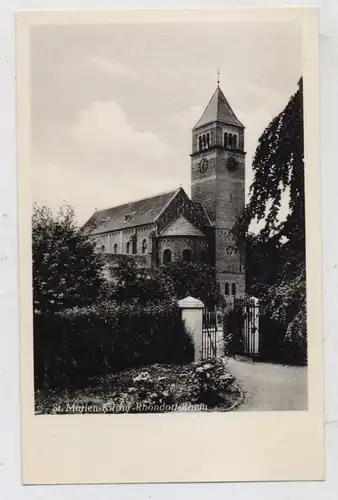 5340 BAD HONNEF - RHÖNDORF, St. Marien-Kirche, Verlag Kath. Pfarramt