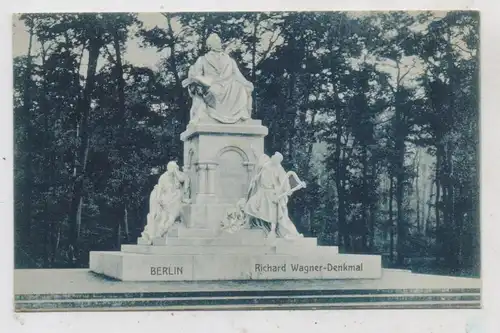 1000 BERLIN - TIERGARTEN, Richard - Wagner - Denkmal