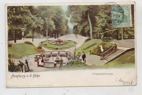 6380 BAD HOMBURG, Elisabethenquelle, 1907