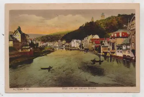 5990 ALTENA, Blick von der kleinen Brücke