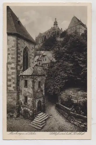 3550 MARBURG, Schloß und luth. Kirchhof