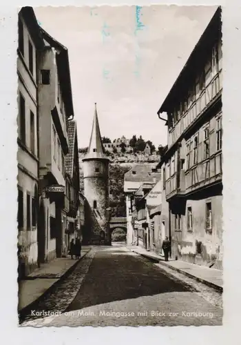 8782 KARLSTADT,  Maingasse, Bäckerei, Gaststätte "Anker", 1951