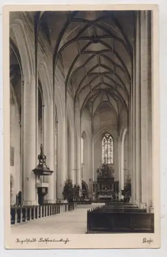8070 INGOLSTADT, Liebfrauenkirche, Innenansicjt, 1936