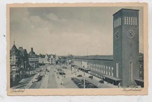 4000 DÜSSELDORF, Hauptbahnhof, Strassenbahnen