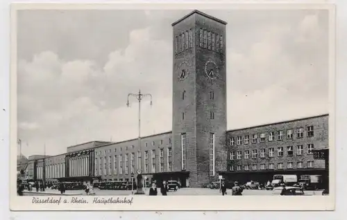 4000 DÜSSELDORF,  Hauptbahnhof, 1953