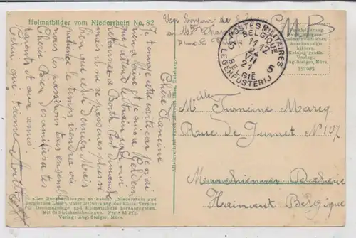 LANDWIRTSCHAFT - Niederrheinisches Bauernhaus, Künstler-Karte 1921
